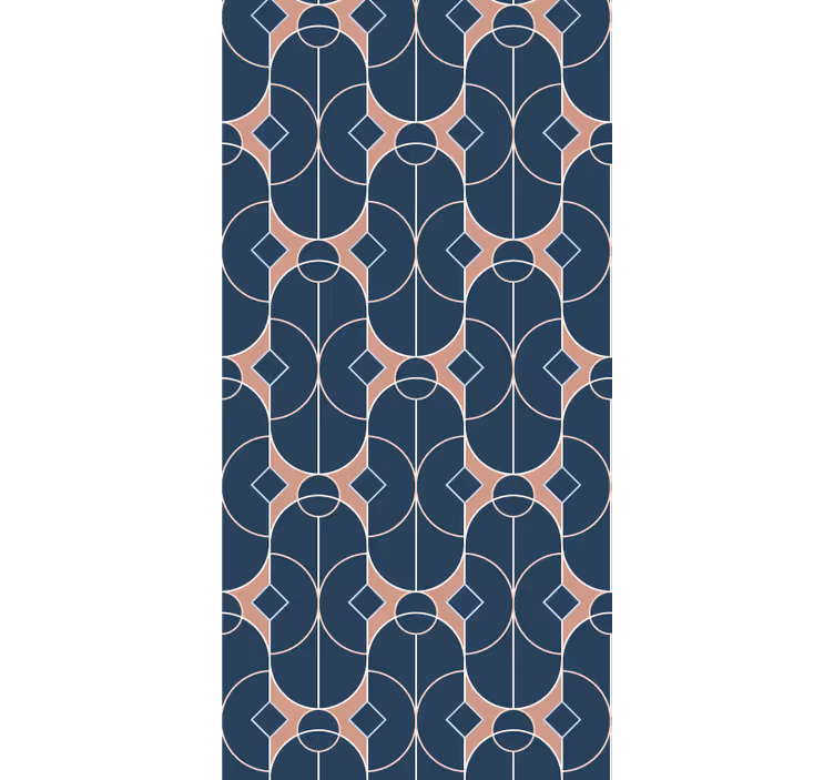 Tapete za zid Geometrijski geometrijski lančani uzorak - TenStickers