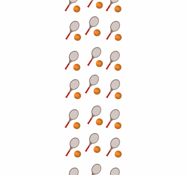 Pozadina tinejdžerke spavaće sobe inspirirana tenisom - TenStickers
