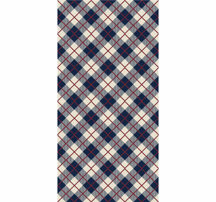Tapete za zid Geometrijski argyle uzorak - TenStickers