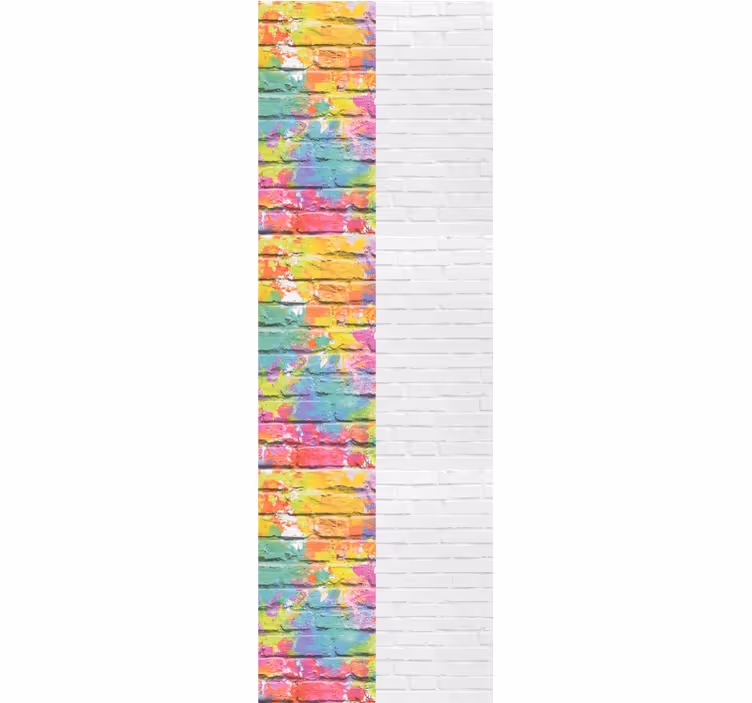 Zidne tapete cigla šareni uzorci cigle - TenStickers