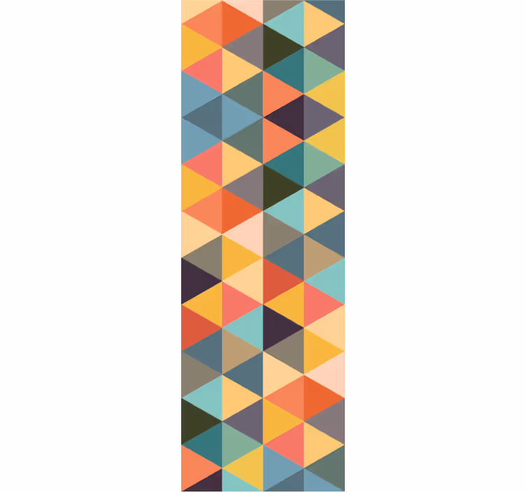 Tapete za zid Geometrijski šareni trokuti - TenStickers