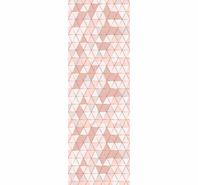 Zlatne linije s kvadratnim tapetama svijetle boje - TenStickers