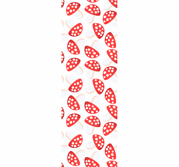 Zidne tapete za spavaću sobu s uzorkom jagoda - TenStickers