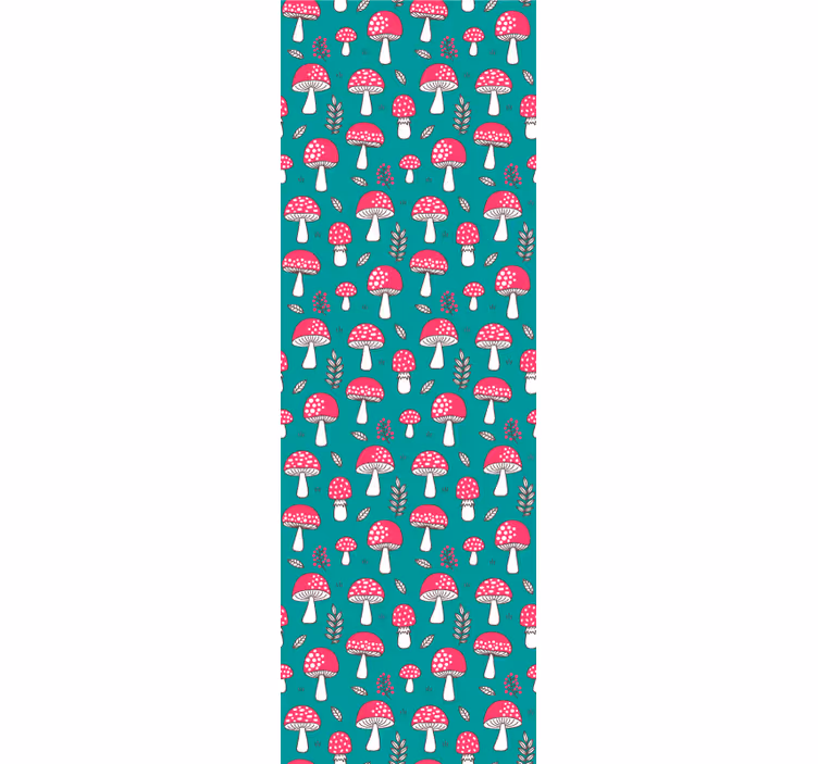 Tapete za zid Priroda uzorak šumskih gljiva - TenStickers