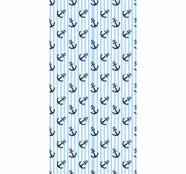 Tapete s prugama nautička sidra - TenStickers