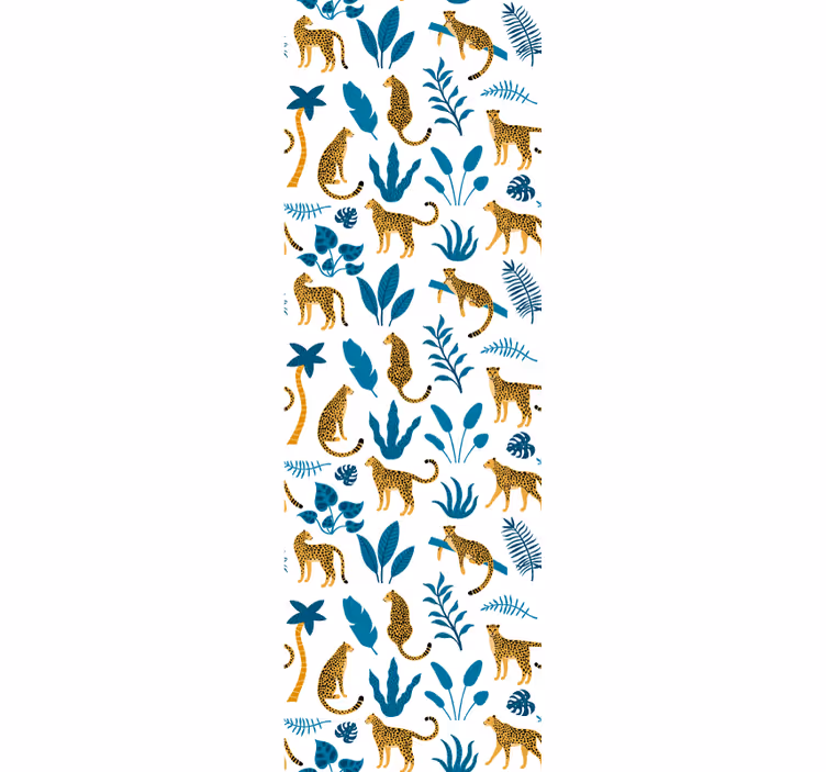 Tapete za zid  životinjske jungle fauna flora - TenStickers