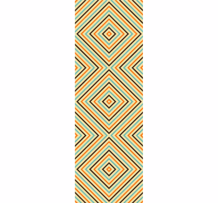 Tapete za zid Geometrijski geometrijski romb - TenStickers