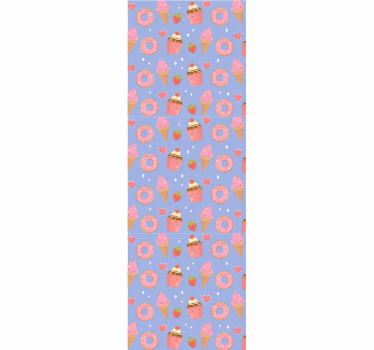 Tapete za dječju sobu uzorak slatkog deserta - TenStickers