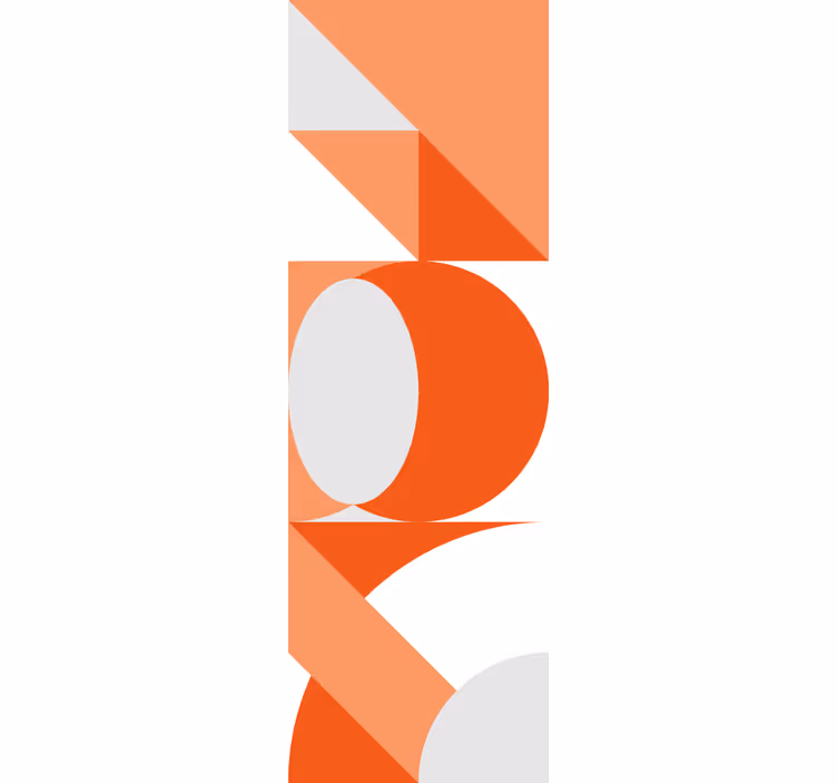 Tapete za zid Geometrijski spajanje geometrijskog kruga - TenStickers