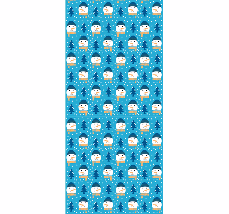 Tapete za zid Nordijski nordijski snježni pejzaž - TenStickers