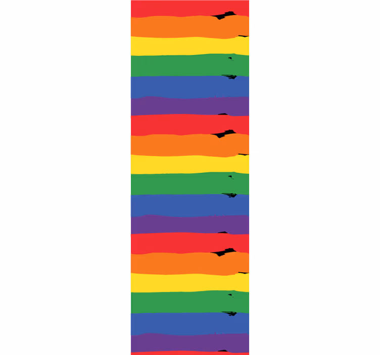 Tapete s prugama duginih prugasta pozadina - TenStickers