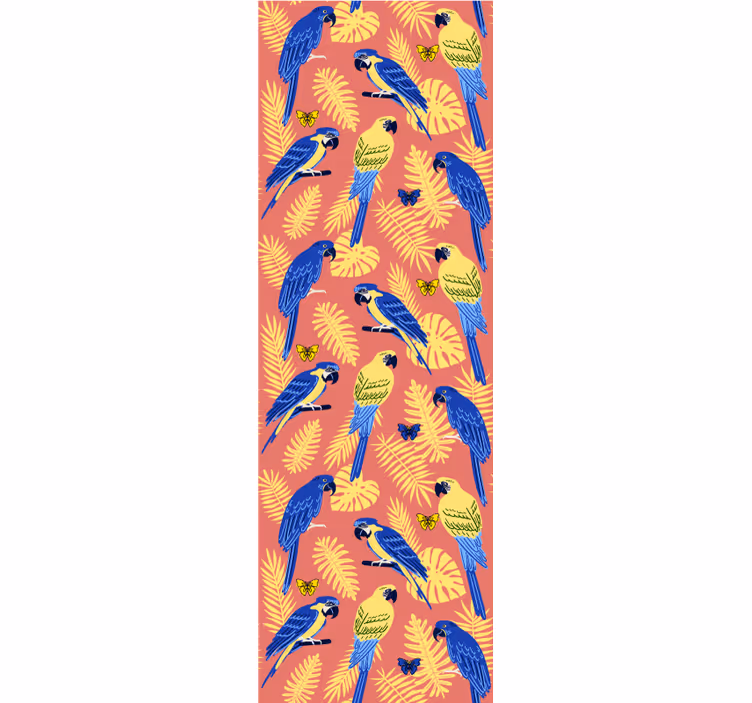 Tapete za zid Papige papagaj tropski motiv - TenStickers