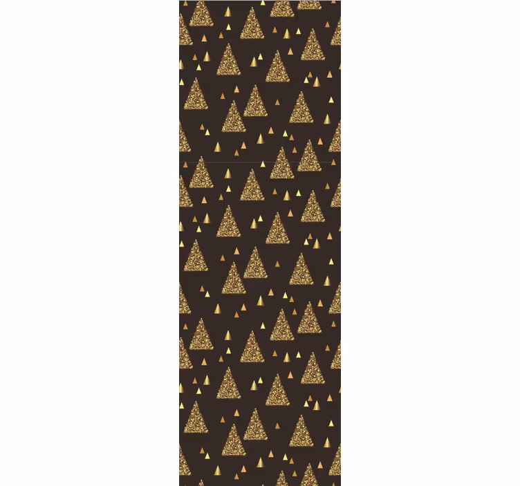 Geometrické tapeta motiv zlatnog trokuta - TenStickers