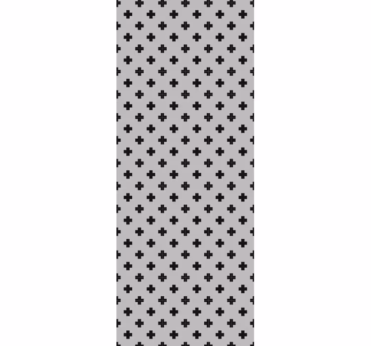 Geometrické tapeta križni uzorak - TenStickers