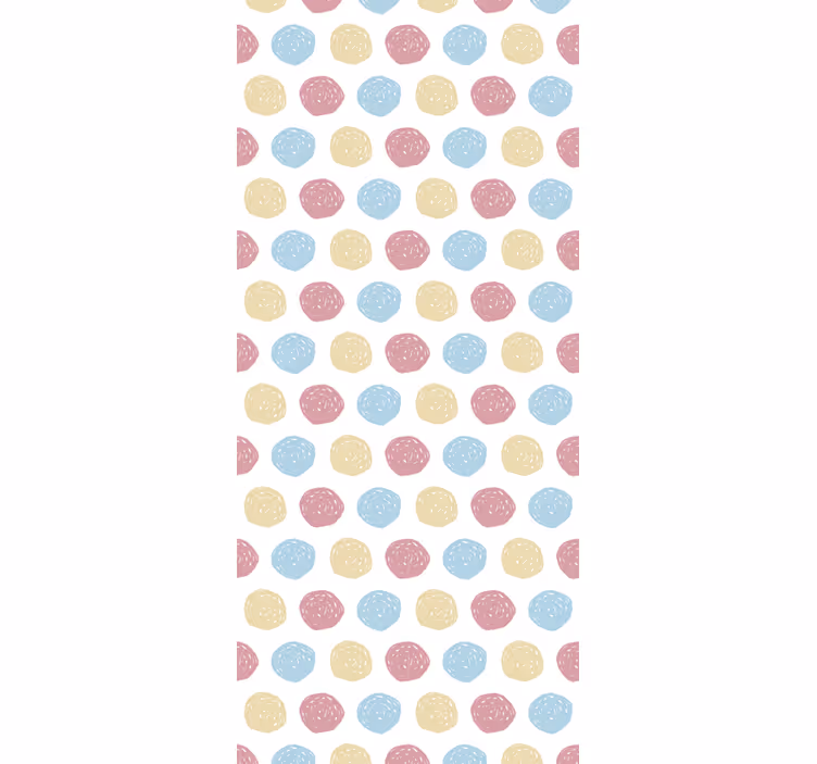 Tapete za zid Točkice točkasti motiv - TenStickers