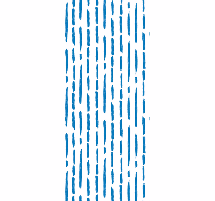 Tapete za dnevnu sobu obojene plavim prugama - TenStickers