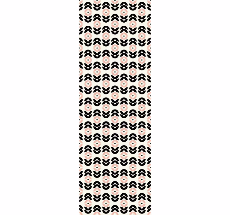Ukrasne tapete geometrijski motiv latica - TenStickers
