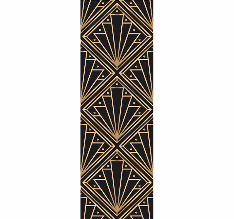 Tapete za zid Geometrijski art deco geometrija - TenStickers