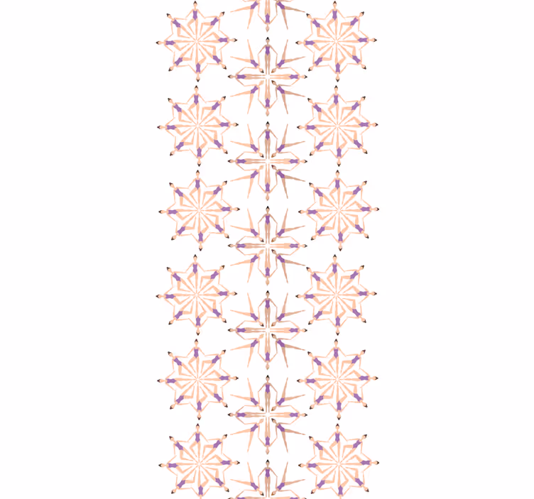 Tapete za zid Geometrijski geometrijski zvjezdani prasak - TenStickers