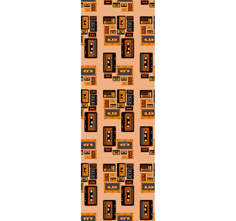 Tapete za zid Umjetnost retro kazeta - TenStickers