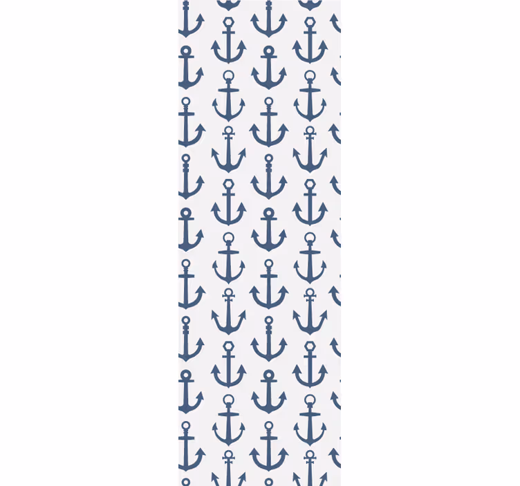 Prilagođene pozadine dizajn uzorka sidra - TenStickers