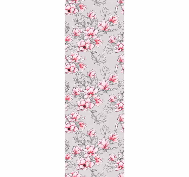Tapete za zid Cvijeće cvjetni dizajn magnolije - TenStickers