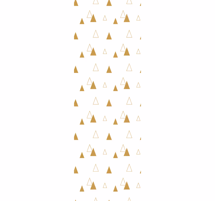 Tapeta s geometrijskim trokutom u glamuroznom stilu - TenStickers