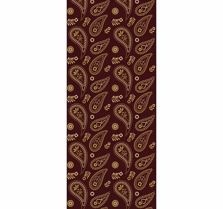 Tapete za blagovaonu dizajn paisley uzorka - TenStickers