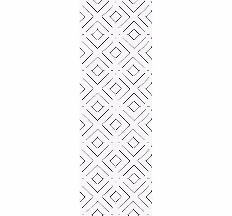 Ulazne tapete geometrijski dijamantni stil - TenStickers