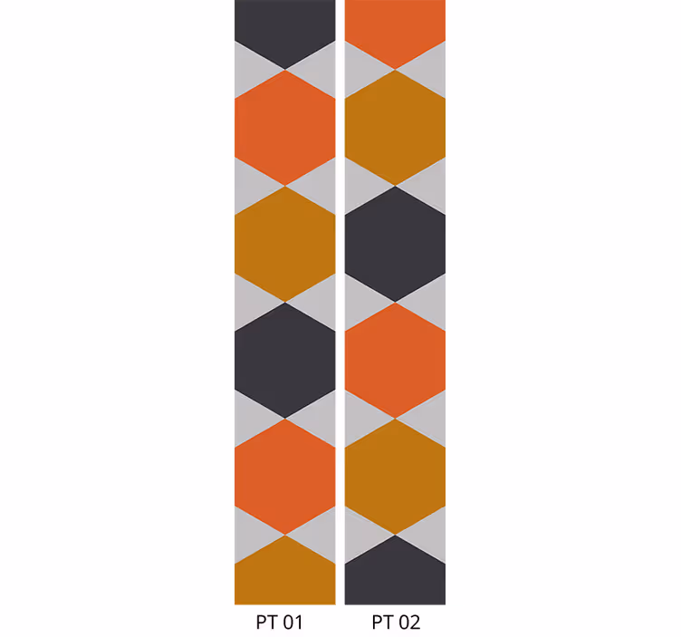 Tapete za zid Geometrijski oblika saća - TenStickers