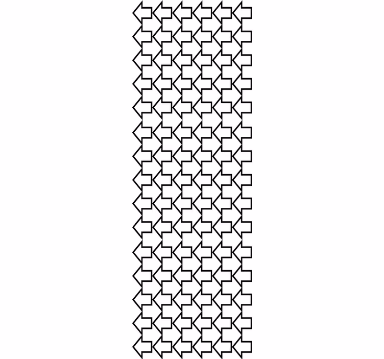 Geometrijske strelice s crnim crtama pozadinu - TenStickers