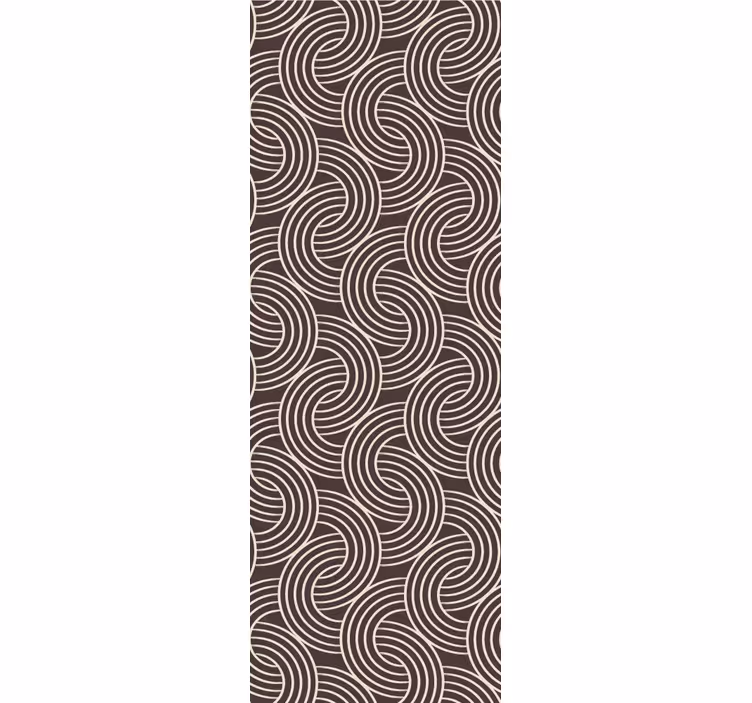 Tapete za zid Geometrijski uzorak spiralne linije - TenStickers