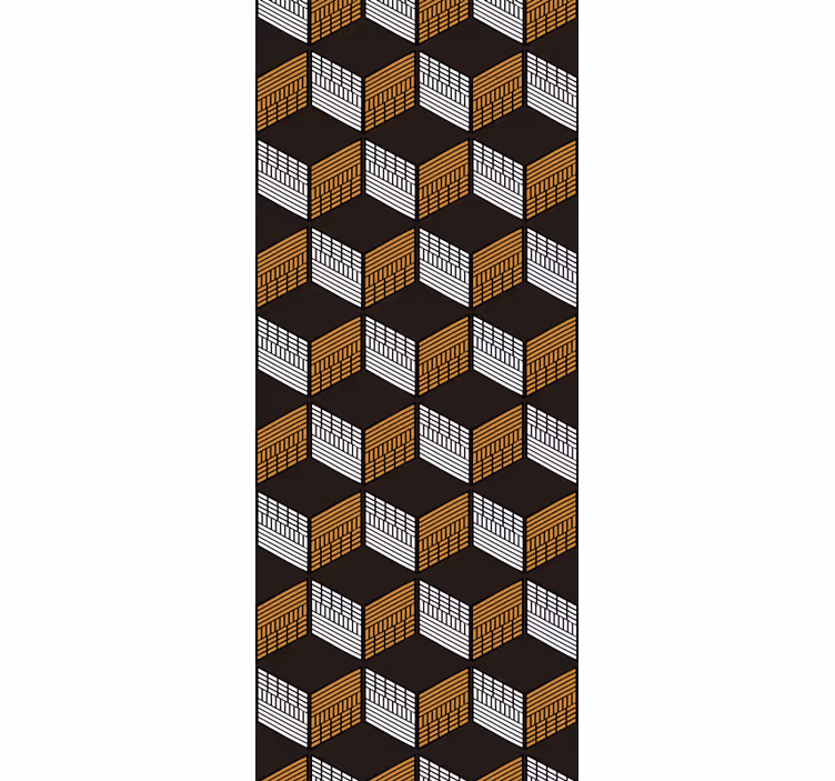 Kvadratna tapeta s geometrijskim uzorkom - TenStickers