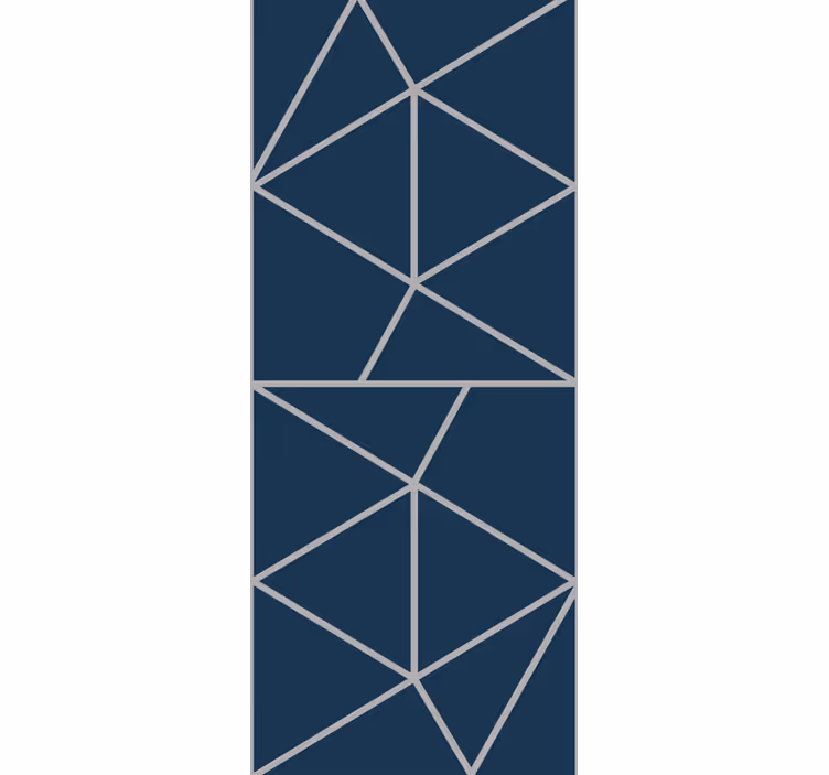 'metro prizma' geometrijski trokuti tapeta - TenStickers