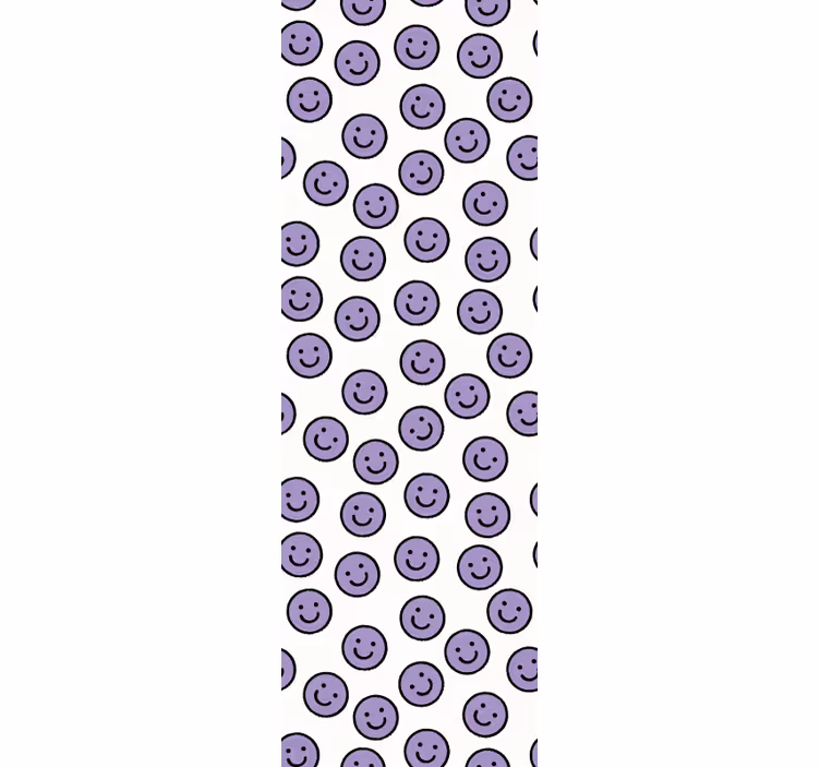 Tapete za zid Točkice dizajn uzorka smajlića - TenStickers
