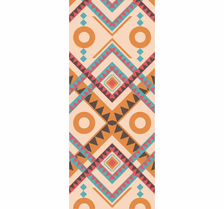 Tapeta s raznobojnim dijamantima - TenStickers