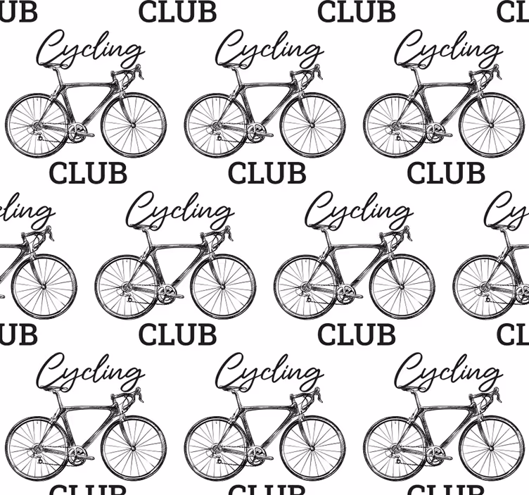 Tapete za dnevni boravak biciklistički klub - TenStickers