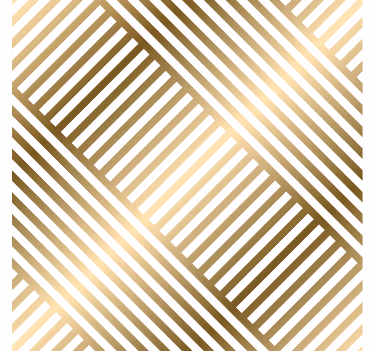 Ulazne tapete geometrijske zlatne linije - TenStickers