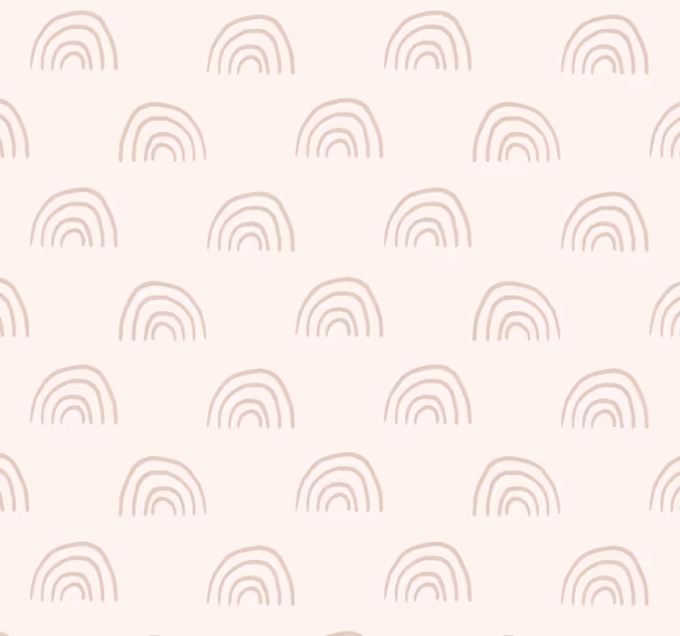 Tapete za dječju sobu minimalistička duga - TenStickers