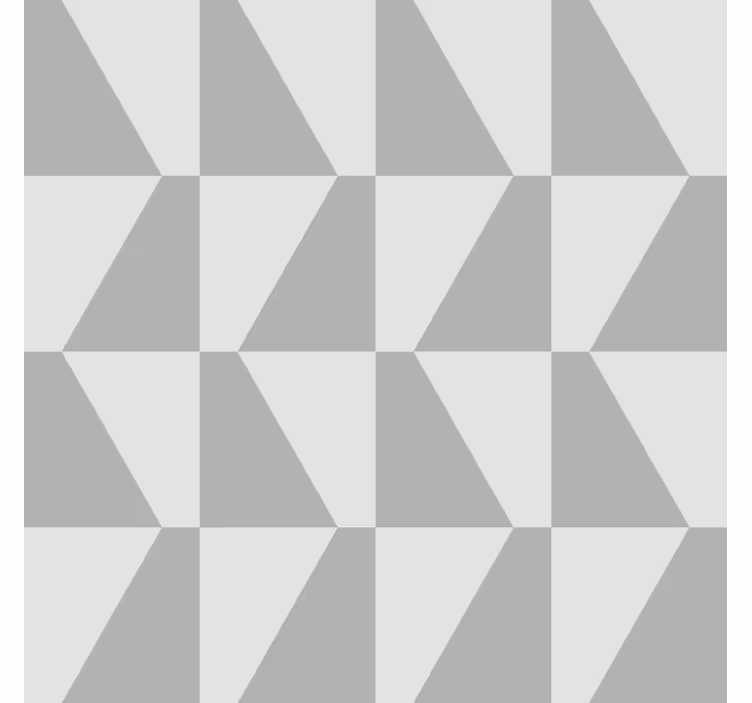 Geometrické tapeta sivi trapez - TenStickers