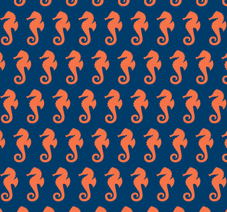 Tapete sa životinjama motiv morskog konjica - TenStickers
