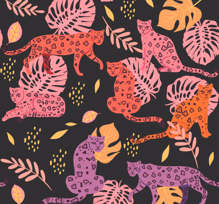 Tapete za zid  životinjske motiv tropske faune - TenStickers