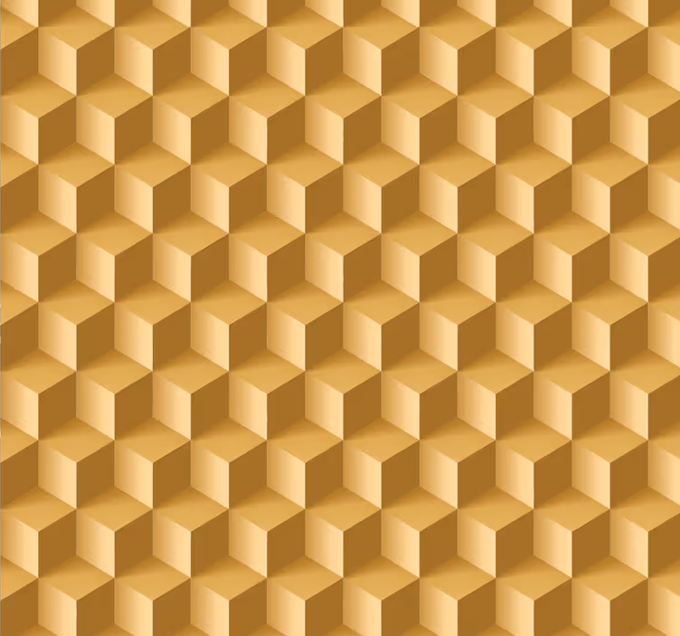 3d tapete za zid bež kockasta tekstura - TenStickers