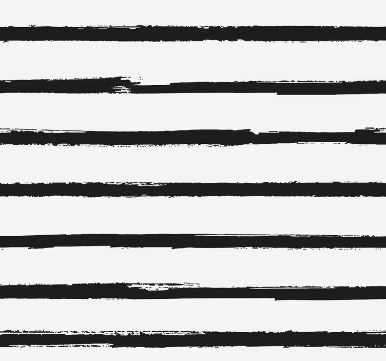 Horizontalne tapete s minimalističkim crnim prugama - TenStickers