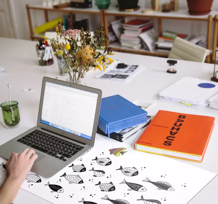 Brojač miša counter flow riba - TenStickers