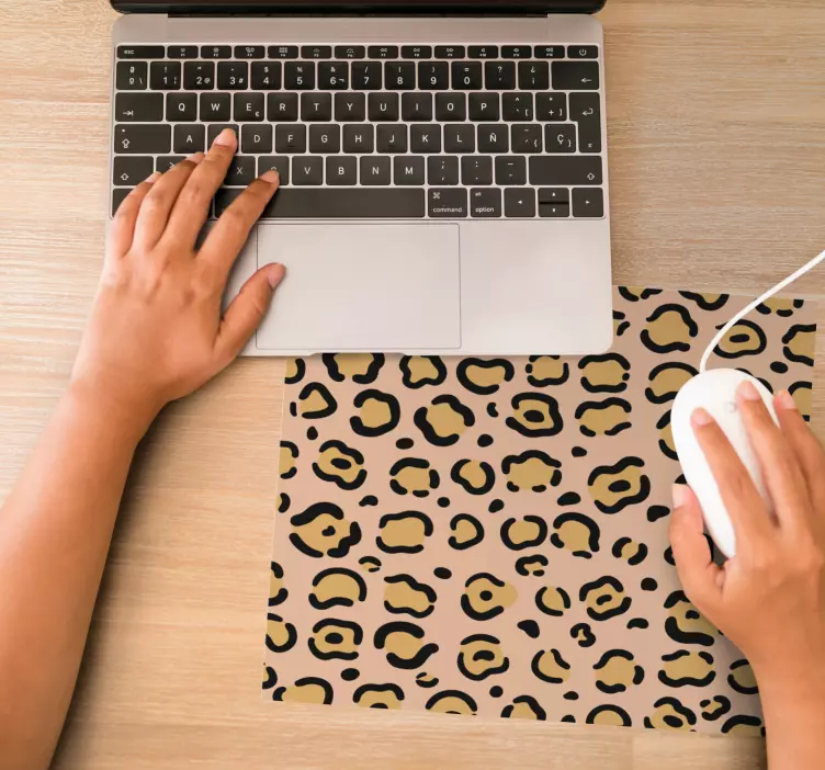 Uzorci podloge za miš s leopardovim ispisom u pastelnim bojama - TenStickers