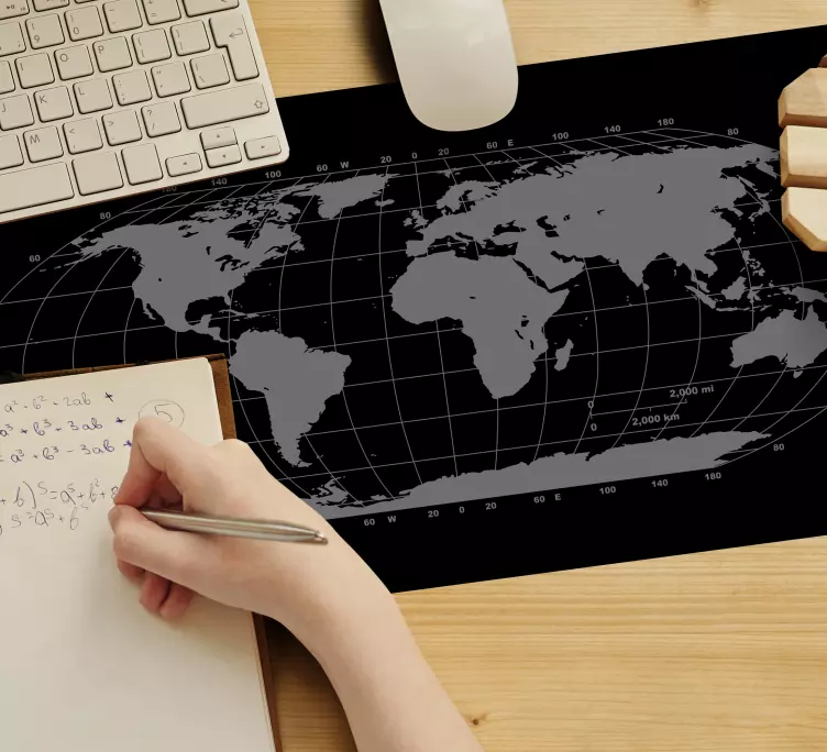 Jastučić miša za crni svijet - TenStickers