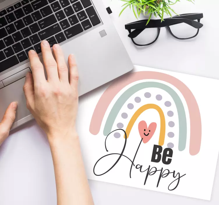 Podloga za miš izvornik poruka šarene duge - TenStickers