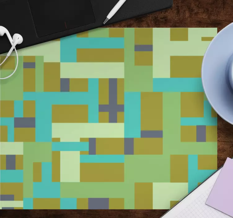 Podloga za miš obrasci apstraktni blokovi u boji - TenStickers