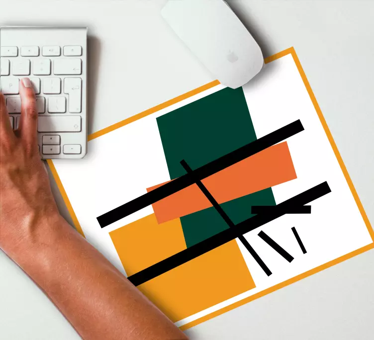 Podloga za miš obrasci apstraktni geometrijski oblici - TenStickers